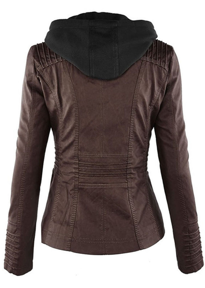 Mathilde | Veste en cuir robuste et élégante