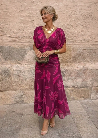 Aurélie | Robe longue à épaules dénudées