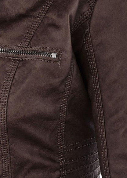 Mathilde | Veste en cuir robuste et élégante