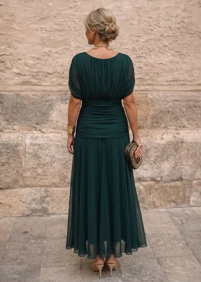 Aurélie | Robe longue à épaules dénudées