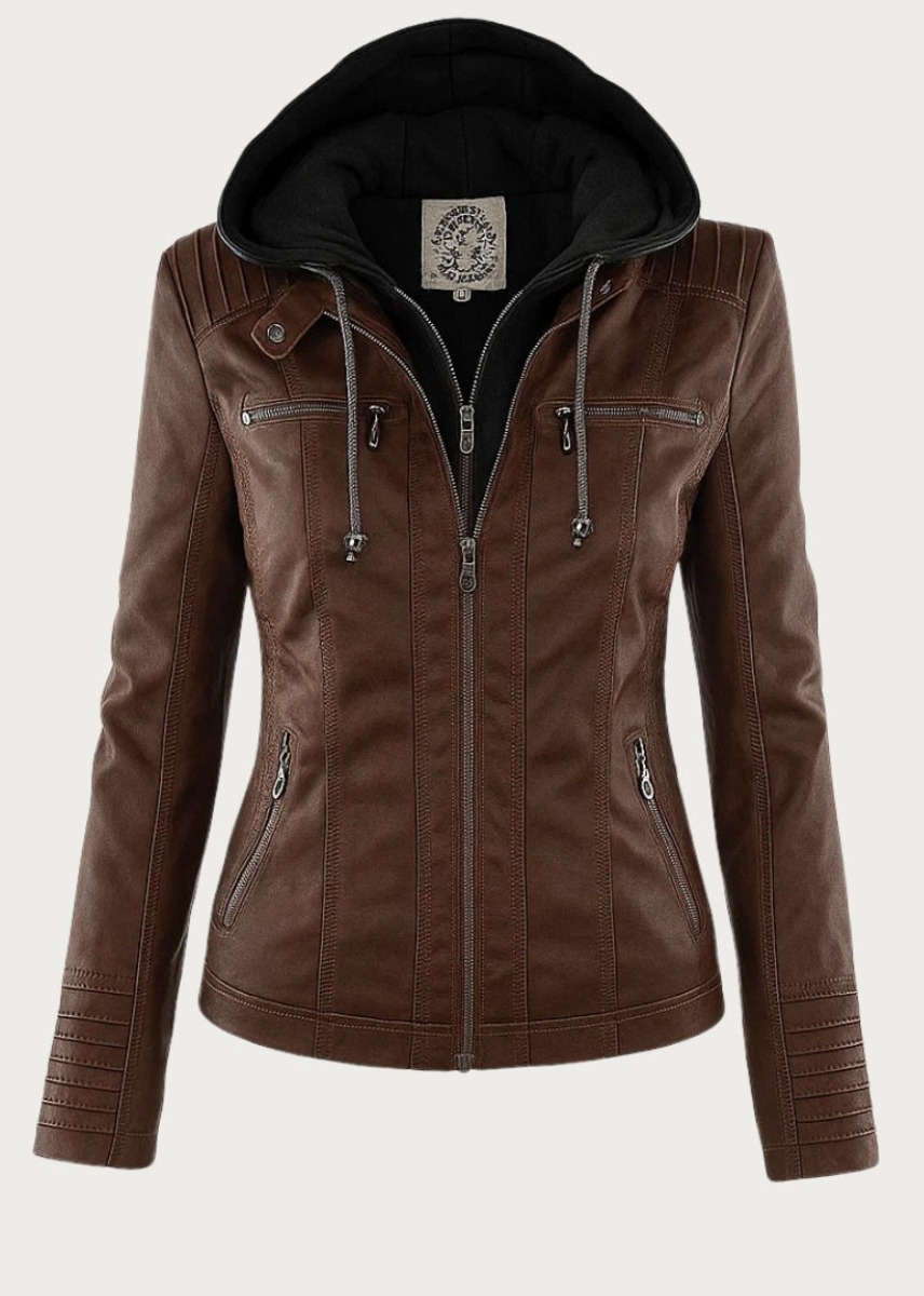 Mathilde | Veste en cuir robuste et élégante