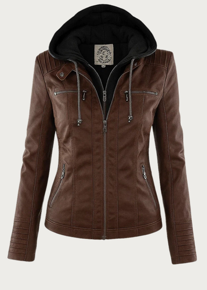 Mathilde | Veste en cuir robuste et élégante