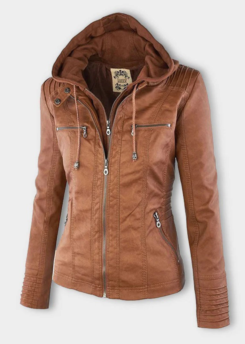 Mathilde | Veste en cuir robuste et élégante