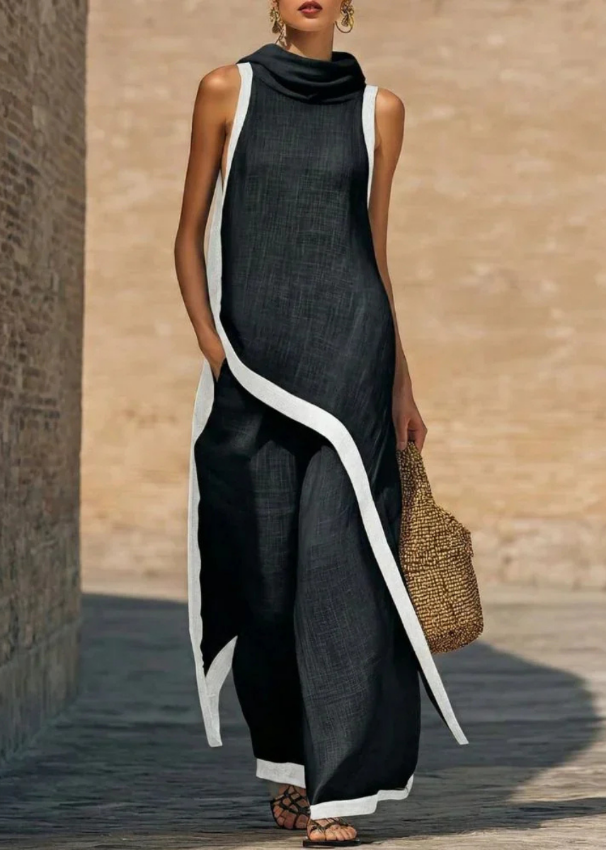 Nadia | Ensemble intemporel effet lin au design épuré