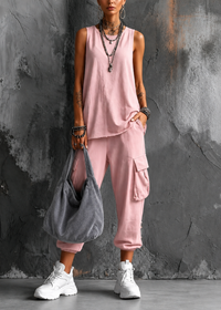 Rose + Sac gris