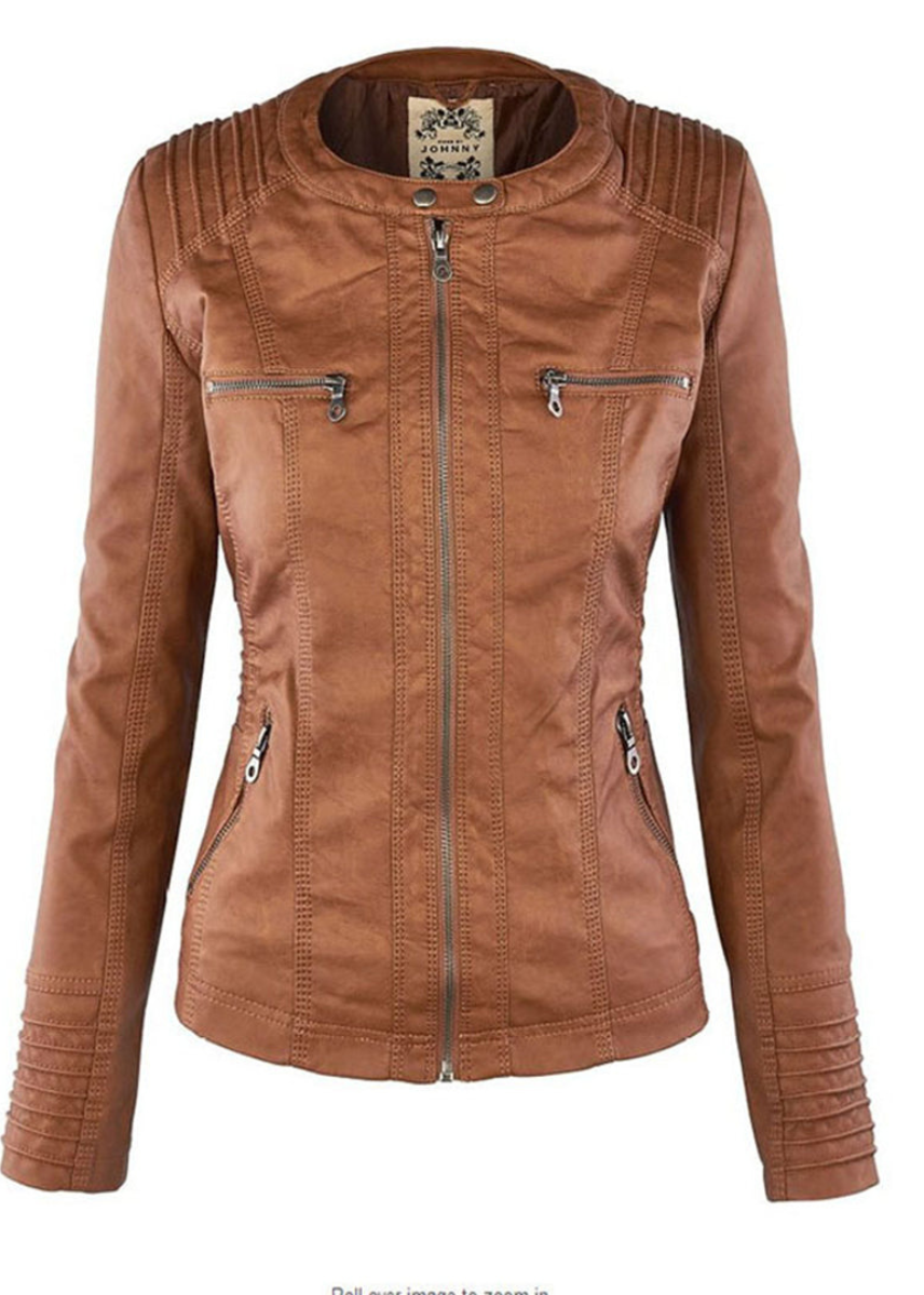 Mathilde | Veste en cuir robuste et élégante