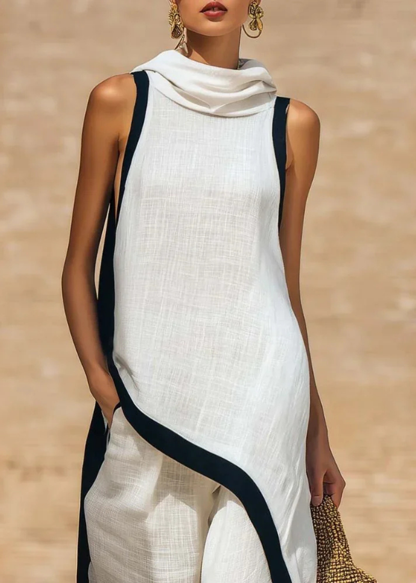 Nadia | Ensemble intemporel effet lin au design épuré