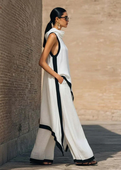 Nadia | Ensemble intemporel effet lin au design épuré
