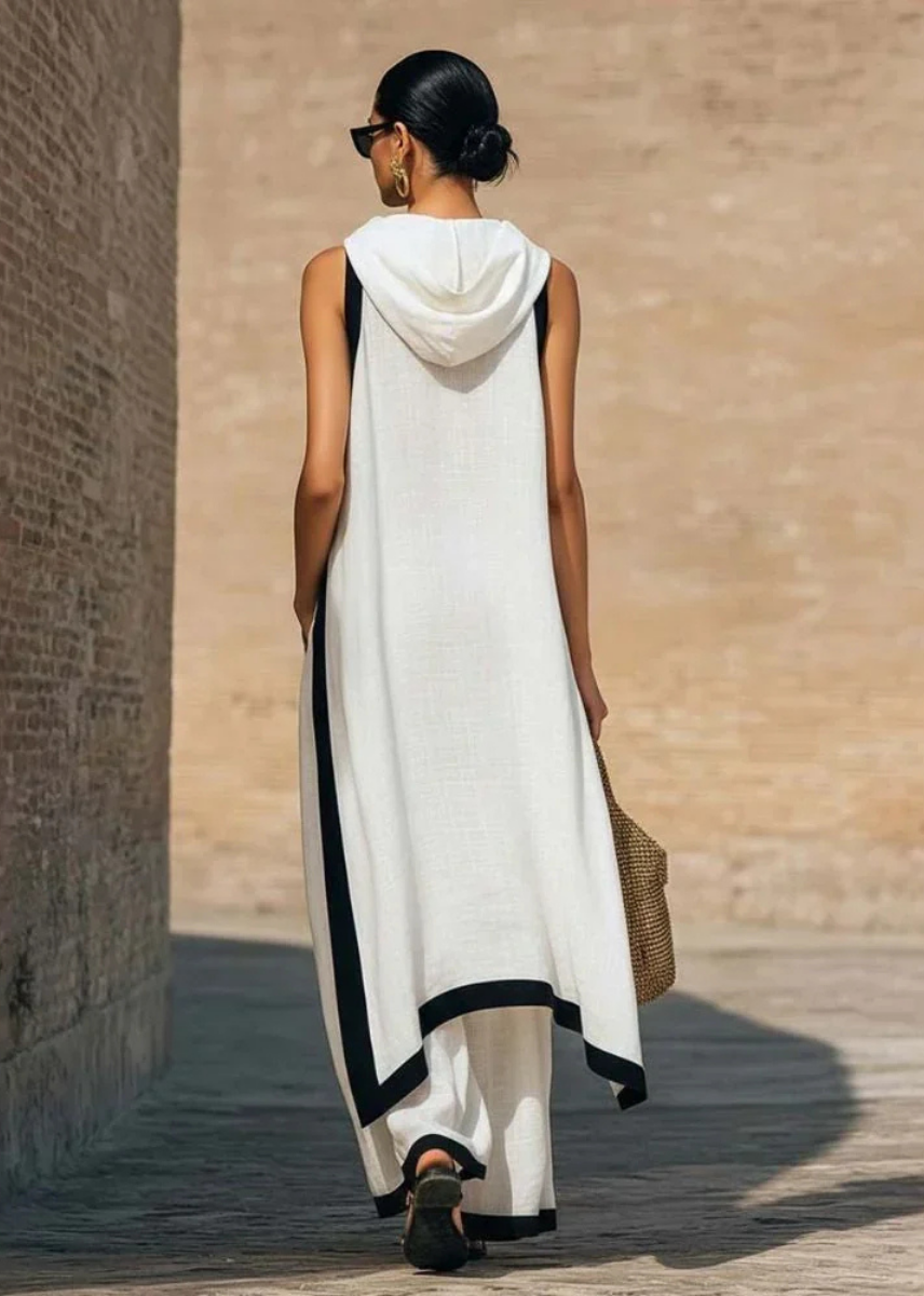 Nadia | Ensemble intemporel effet lin au design épuré