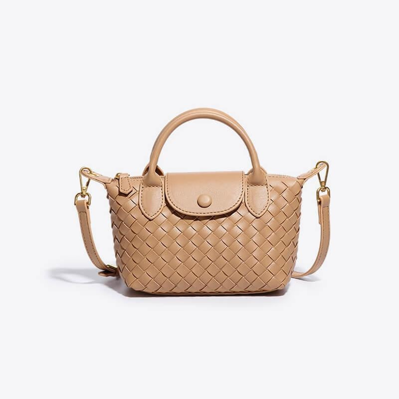 Léonie | Mini sac tressé à main et bandoulière