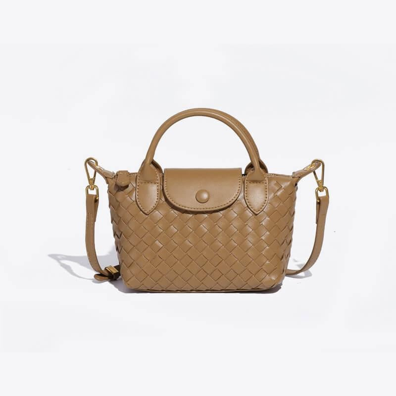 Léonie | Mini sac tressé à main et bandoulière