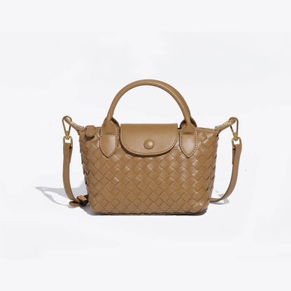 Léonie | Mini sac tressé à main et bandoulière
