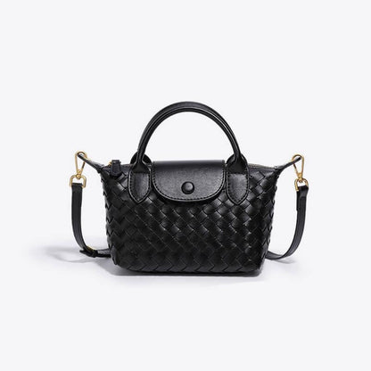 Léonie | Mini sac tressé à main et bandoulière
