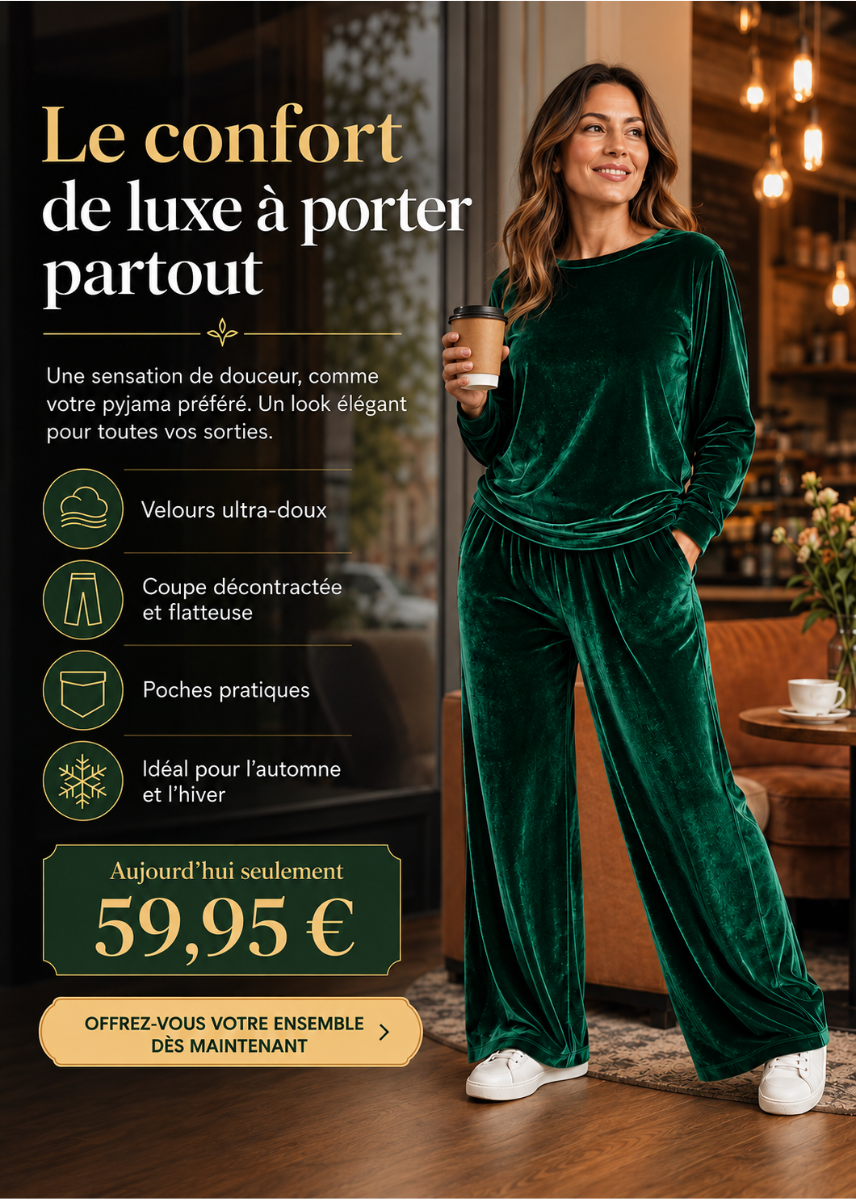 Adèle | Ensemble deux pièces en velours