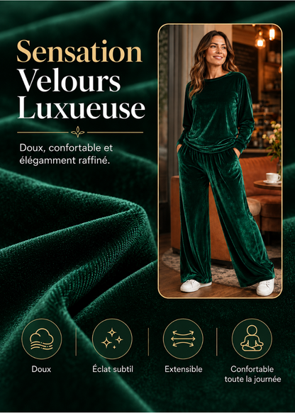 Adèle | Ensemble deux pièces en velours