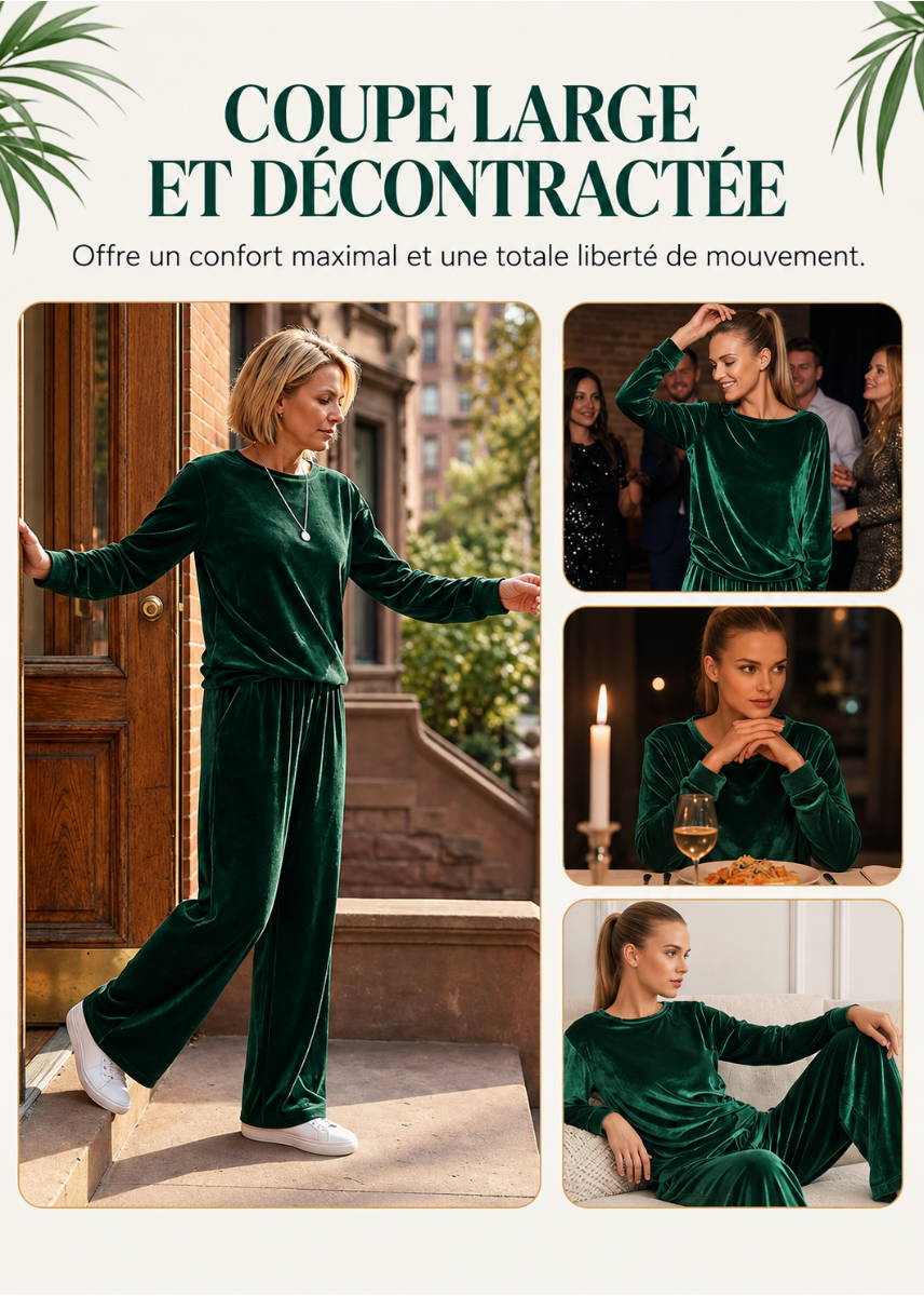 Adèle | Ensemble deux pièces en velours