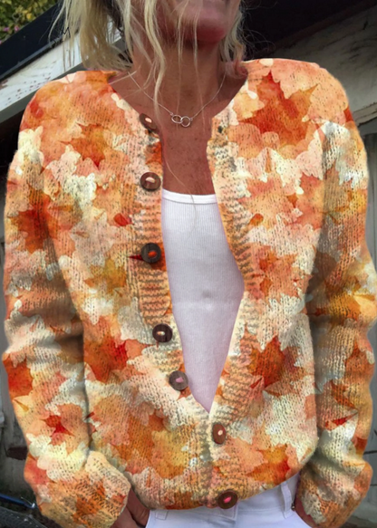 Florence | Cardigan à imprimé floral vintage